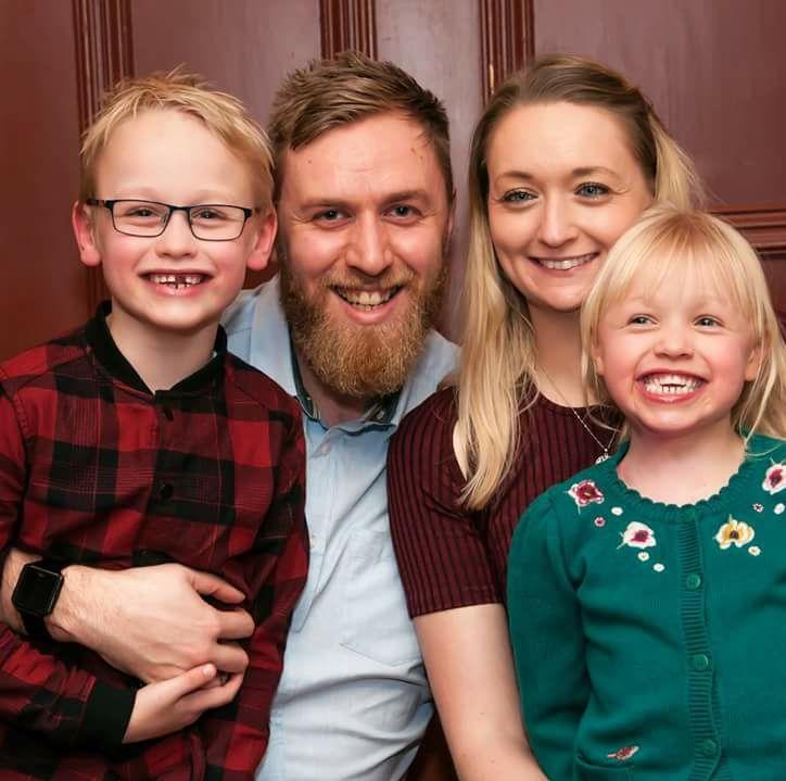  Rosie's dad James organised a bike run that raised £1,000 for the Children's Burns Trust