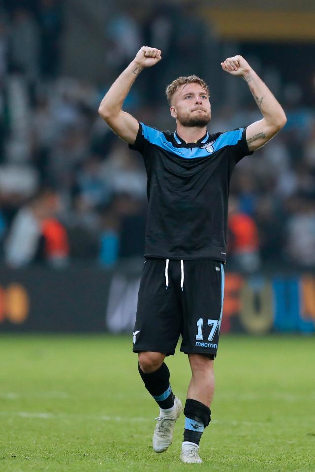  Ciro Immobile has played in all of Lazio's Europa League games netting once against Apollon Limassol