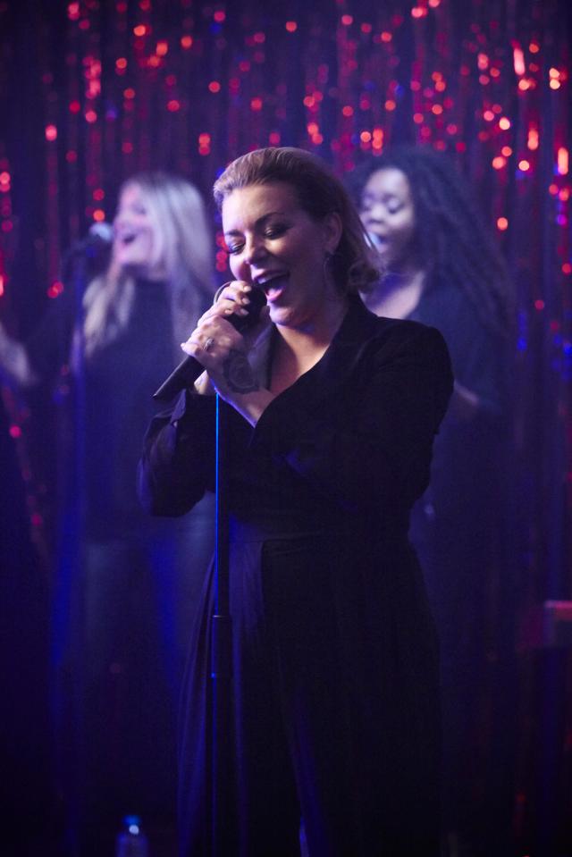  Sheridan Smith performs at the Doncaster club where her parents used to perform
