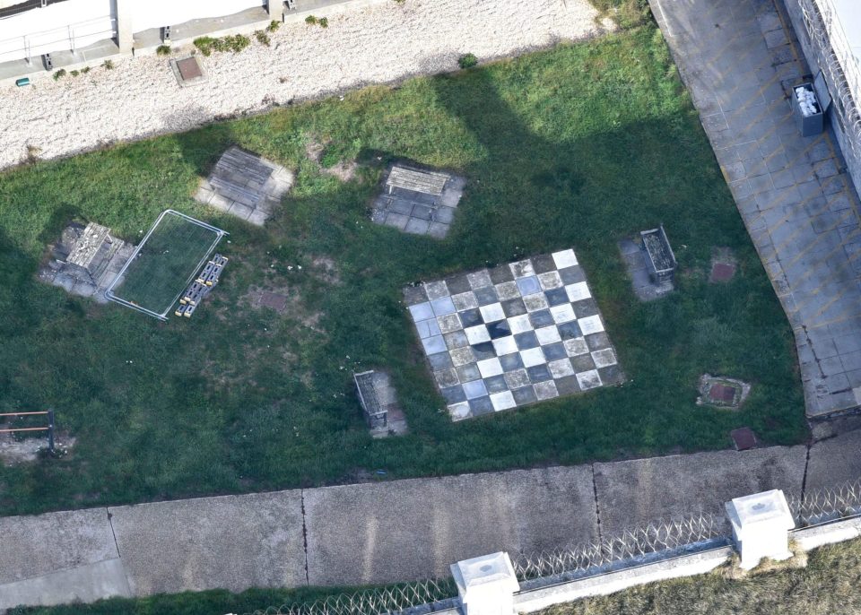  The Verne is equipped with a giant chess set
