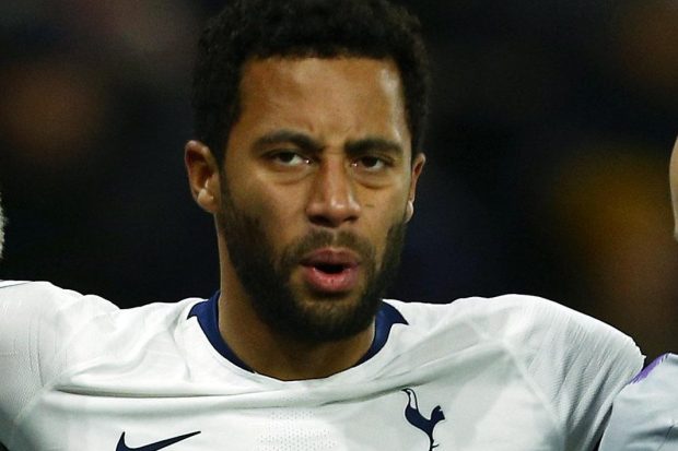 Belgium star Mousa Dembele needed to be helped off early on for Tottenham
