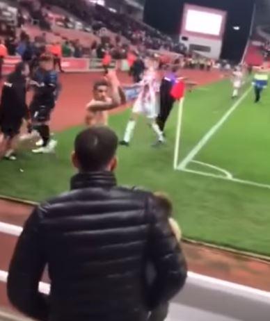 As James McClean came off the pitch, several Middlesbrough fans hurled abuse at him