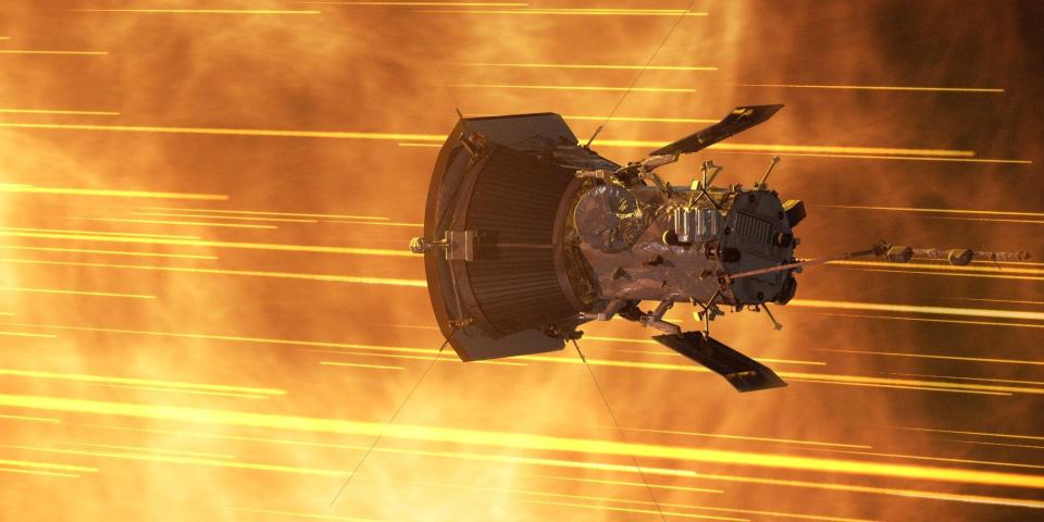  A NASA space probe has smashed the speed record for the fastest human-made object by travelling 213,200mph