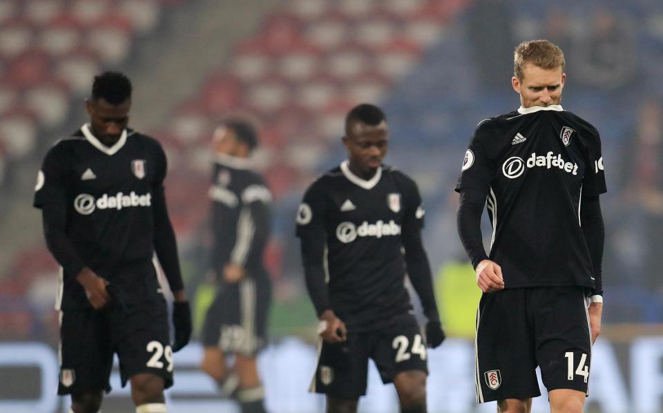  Fulham were beaten 1-0 away to Huddersfield last weekend as their relegation battle continues