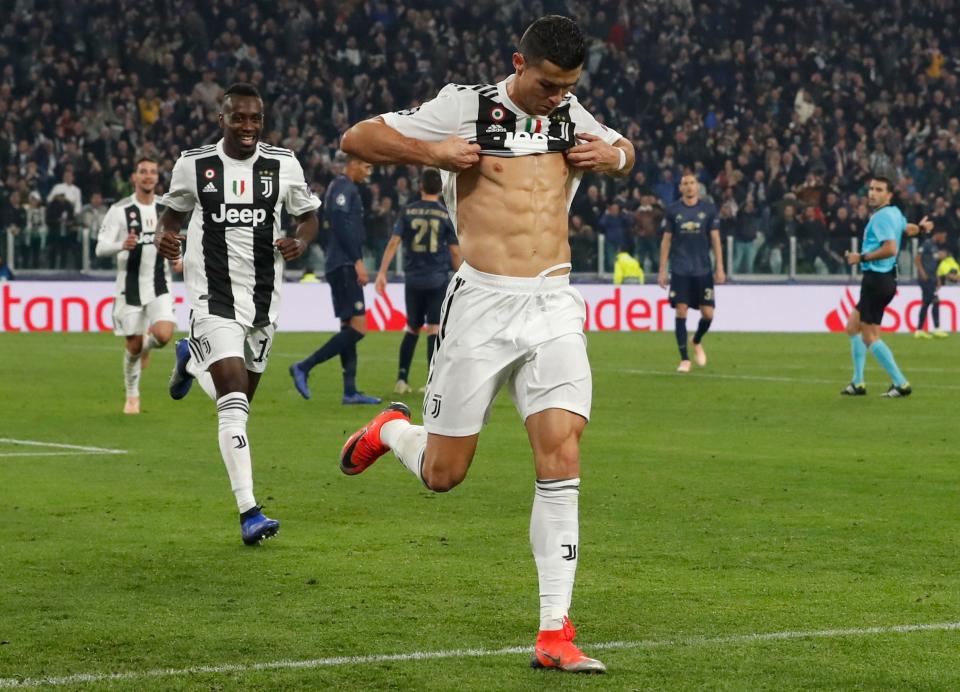  The ex-Manchester United ace decided he felt like celebrating