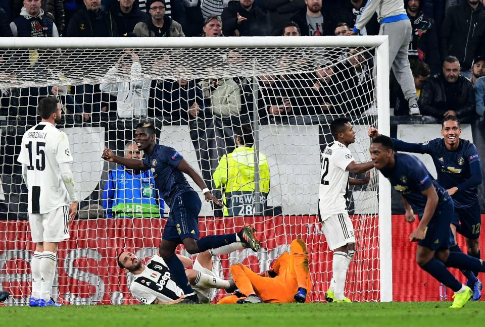  The ball looked to have come off Leonardo Bonucci or Alex Sandro for an own-goal