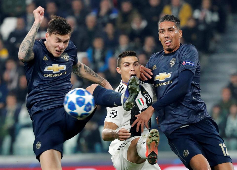  Smalling and Lindelof have formed Mourinho's preferred partnership in defence