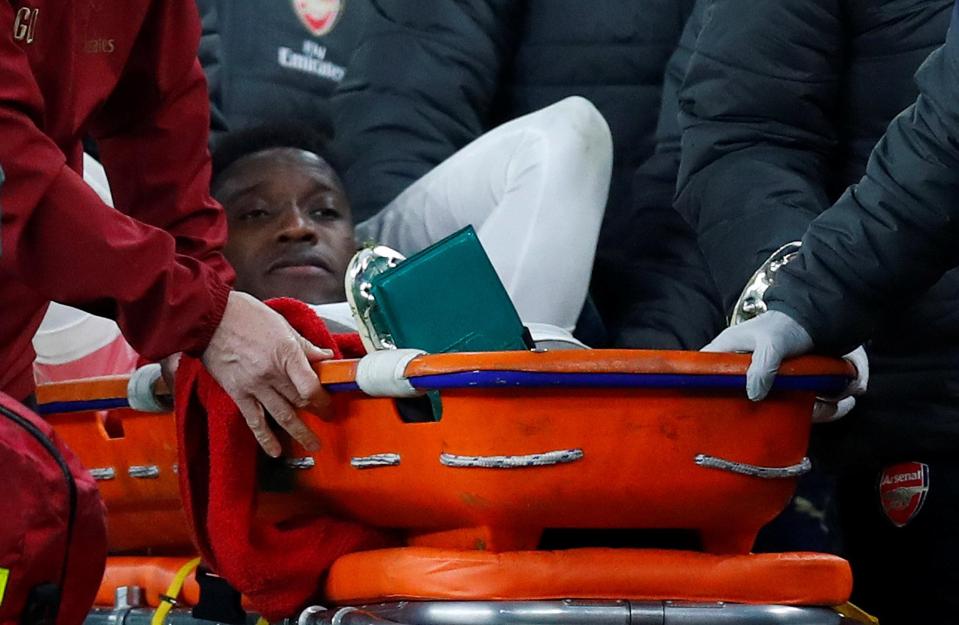Danny Welbeck has undergone surgery for a broken ankle
