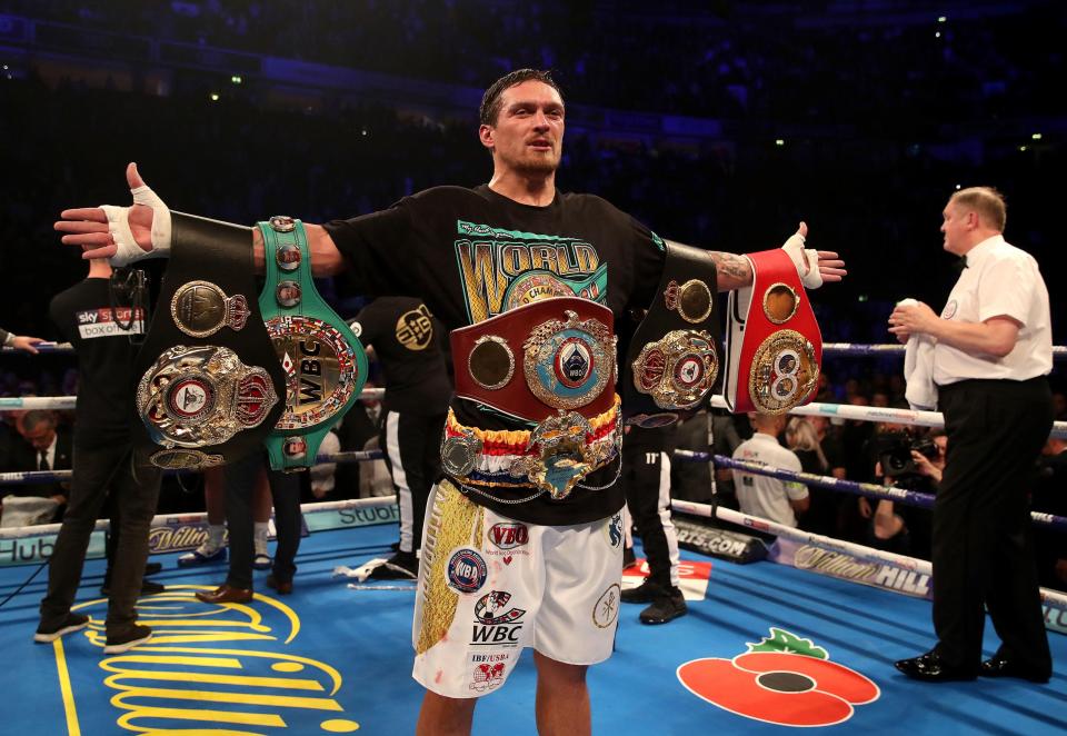 The Ukrainian cruiserweight king defeated the Liverpool fighter with an eighth-round knockout on Saturday