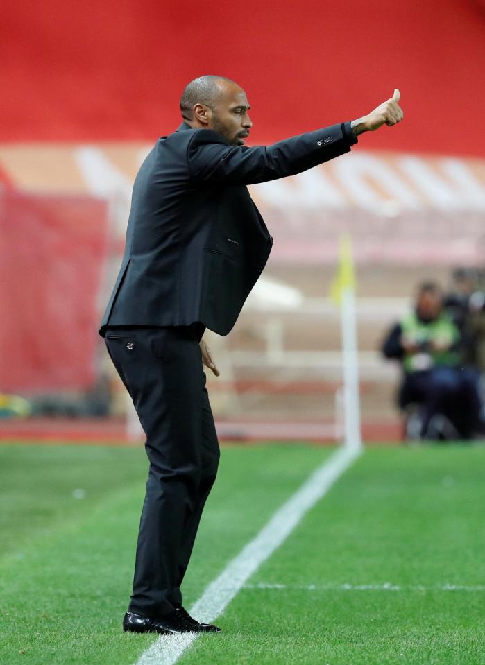  Henry has gone six games without a win as manager at Monaco
