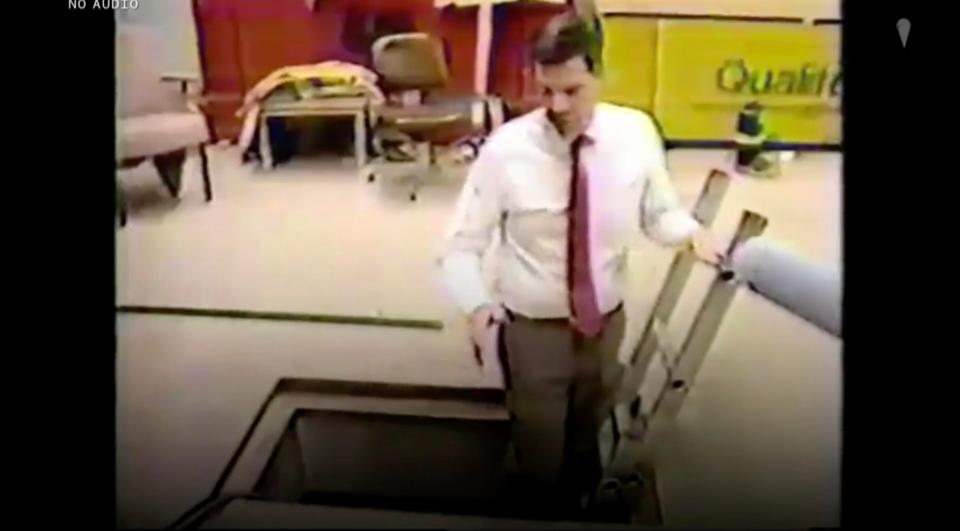 The alleged drug smuggling tunnel was hidden under a pool table in Mexico