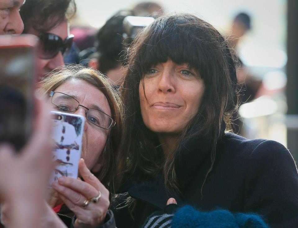  The dark haired star fraternised with fans as she mentally braced herself for the live Blackpool episode of Strictly