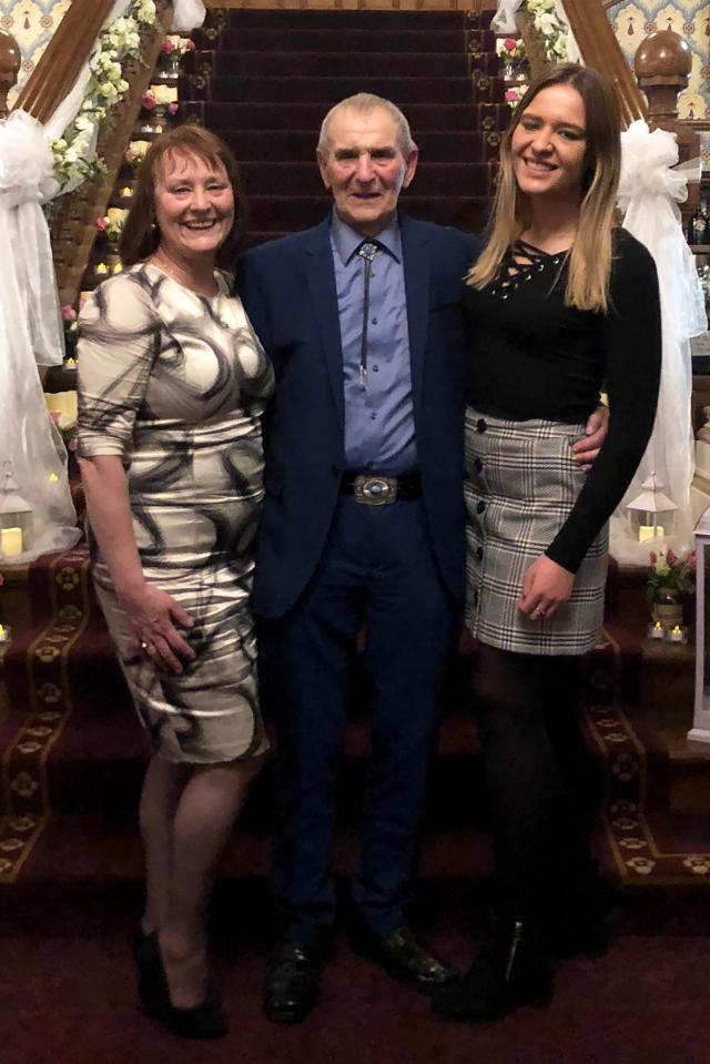 Millie, pictured with her mum and dad, was diagnosed the day before her 21st birthday