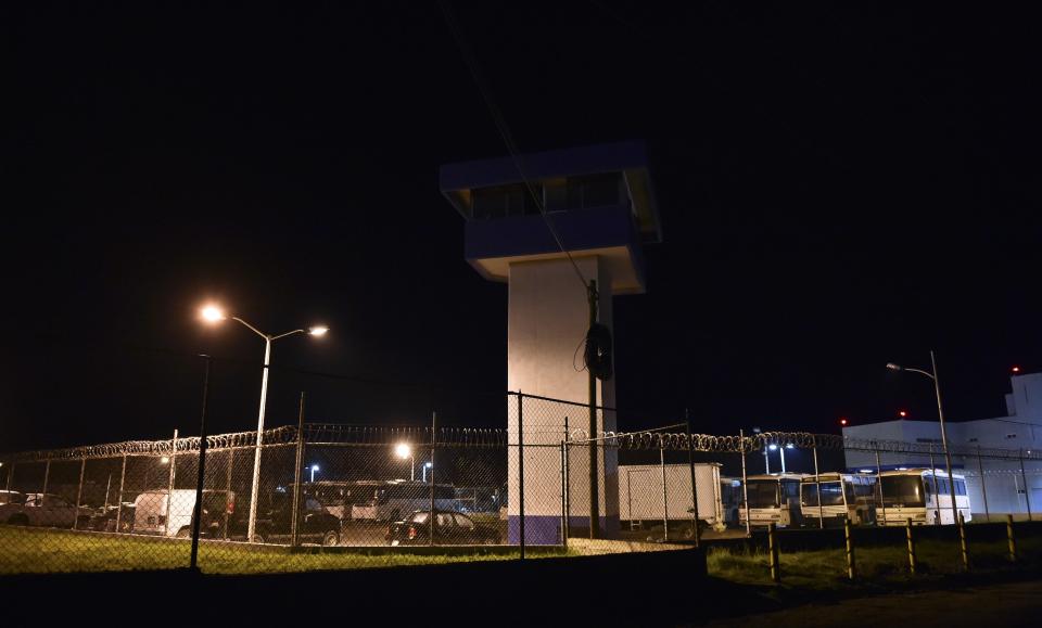  He collapsed with chest pains while being held at maximum security Altiplano jail near Mexico City