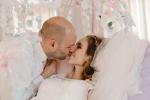 Alec and Samantha tied the knot in a hospice just days before Samantha died