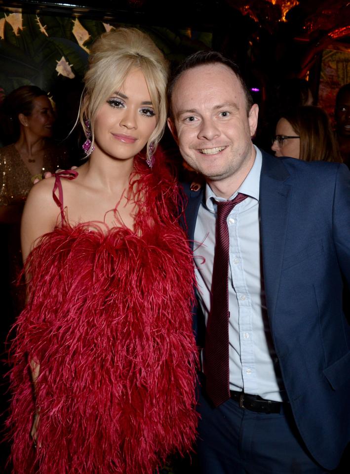  Rita Ora and Simon Boyle attend the 'Phoenix' album launch party at Annabel's on November 19, 2018 in London