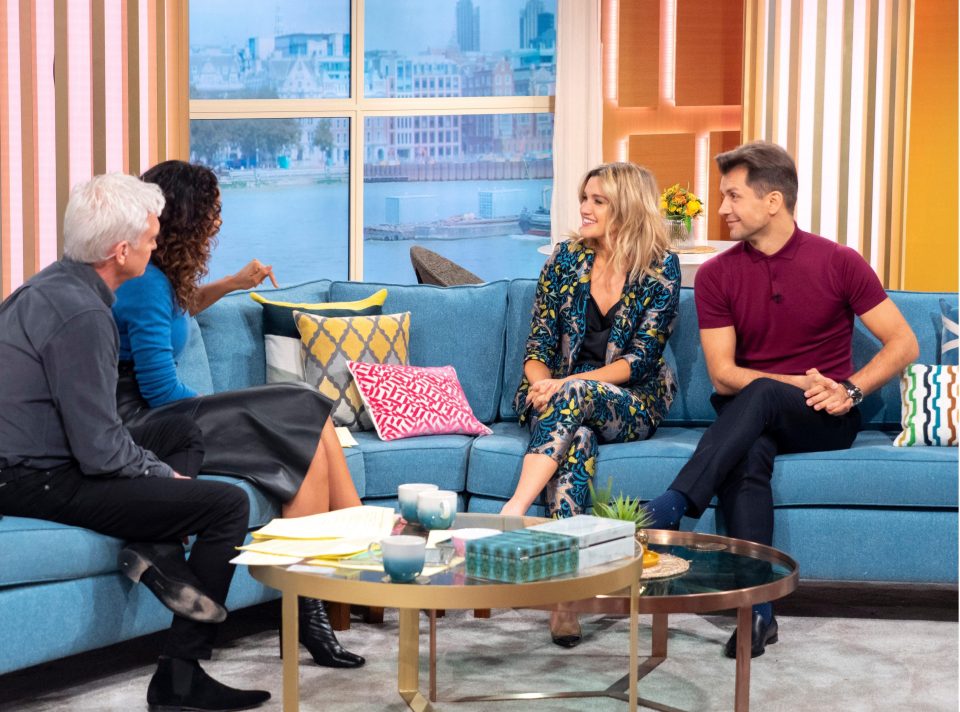  Ashley appeared on todays This Morning alongside her professional partner Pasha Kovalev
