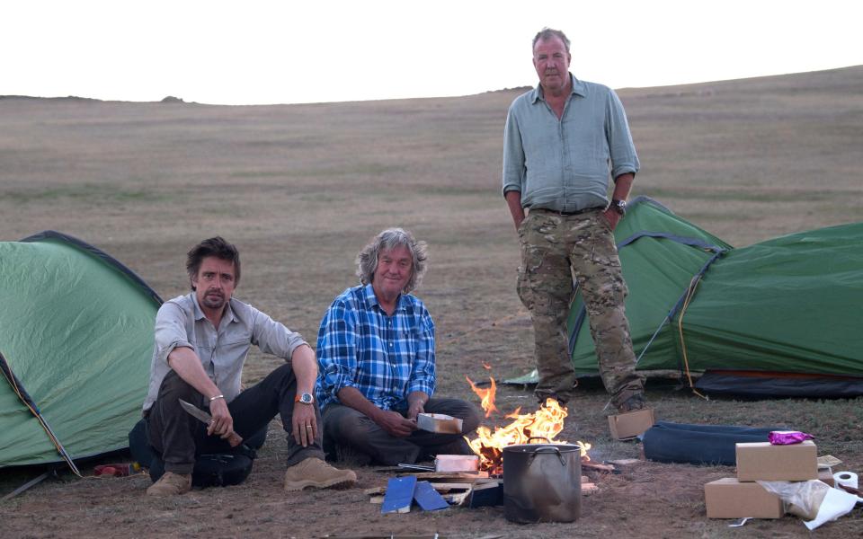 The trio visit Colombia, Mongolia Nevada - and Stansted Airport