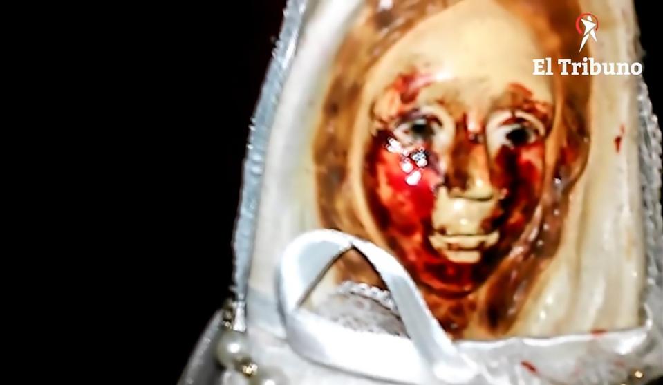  The owner of the statue said it came into her possession after she had a miscarriage