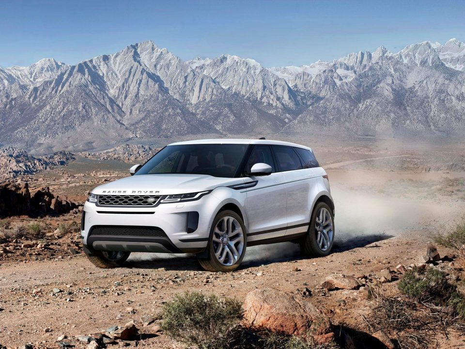 The 2019 Evoque has a more grown-up look, with slick detailing like flush door handles
