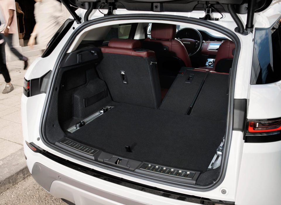 The new Evoque comes with more legroom and a bigger boot
