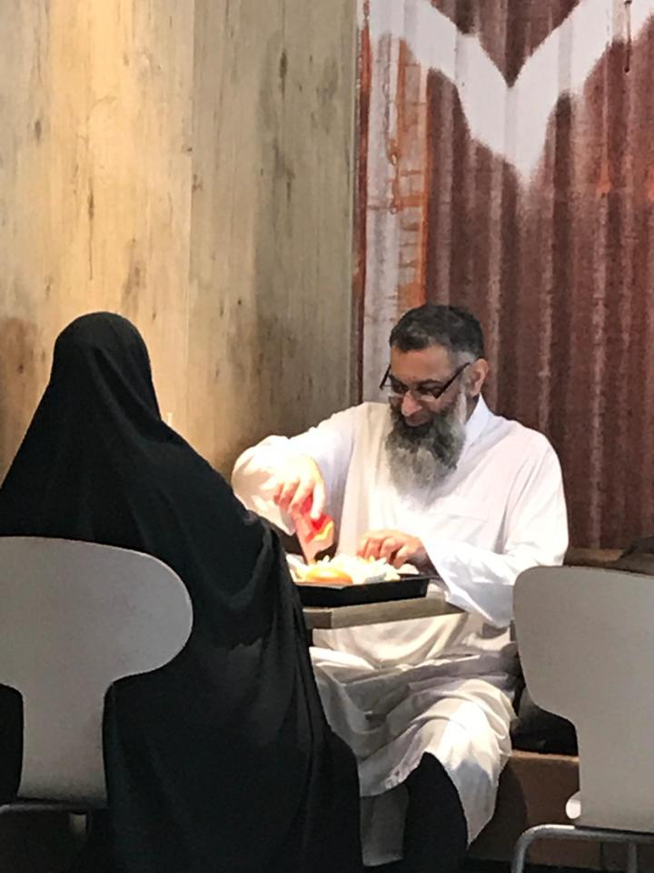 The cleric has who piled on two stone when he was banged up in prison but does not appear to be on a diet
