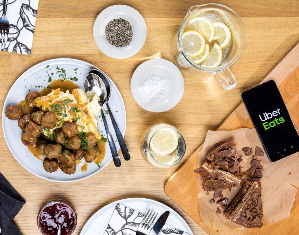 You'll be able to choose from three set menus on Uber Eats including the £10 The Snug menu for two which includes Ikea's famous Swedish meatballs