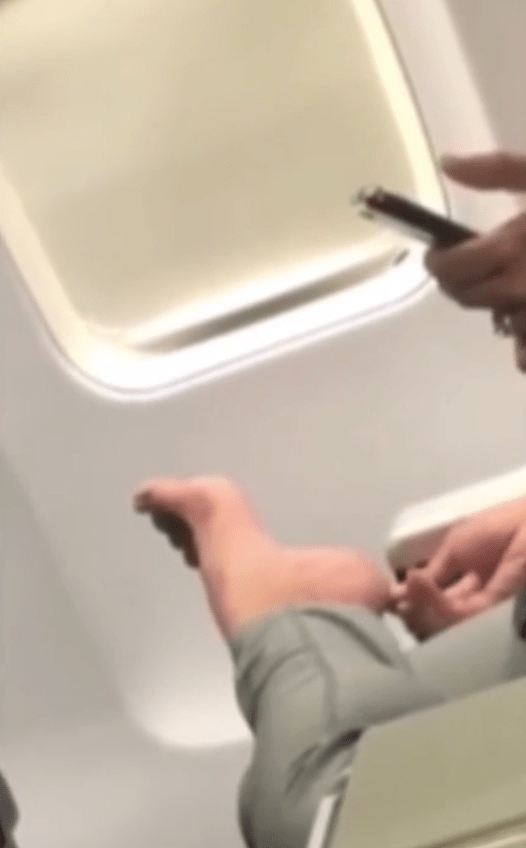 Instagram users have been left revolted by the footage 