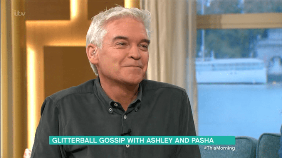  Phillip Schofield quizzed Ashley about Giovanni