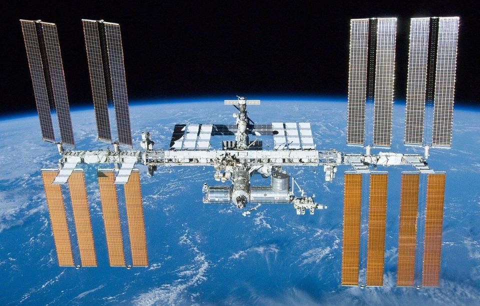  The International Space Station is currently home to three astronauts