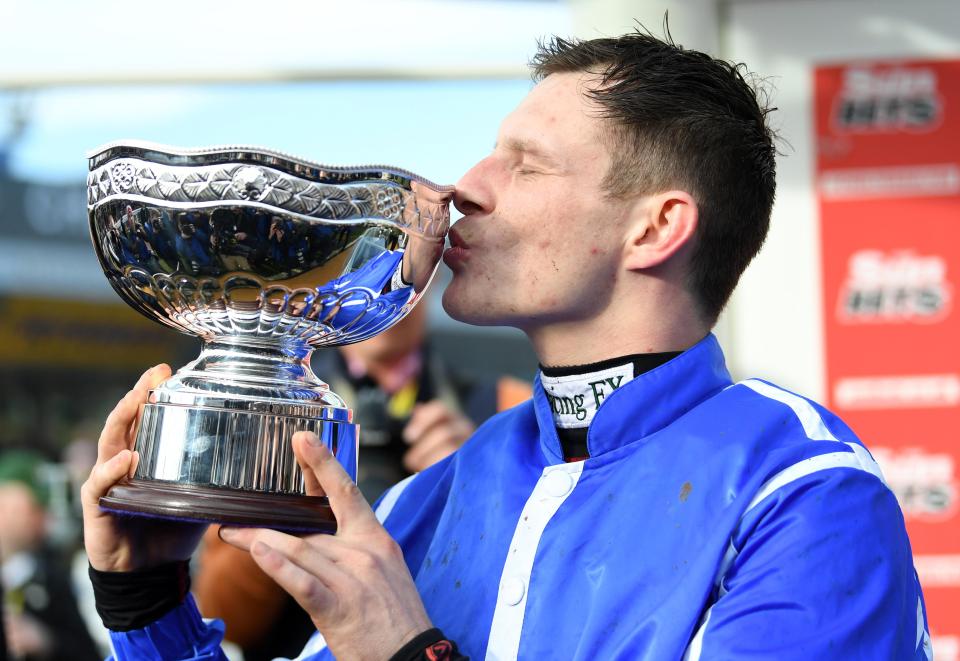  Paul Townsend after him and Penhill land the Stayers' Hurdle for owner Tony Bloom in the colours of Brighton and Hove Albion.