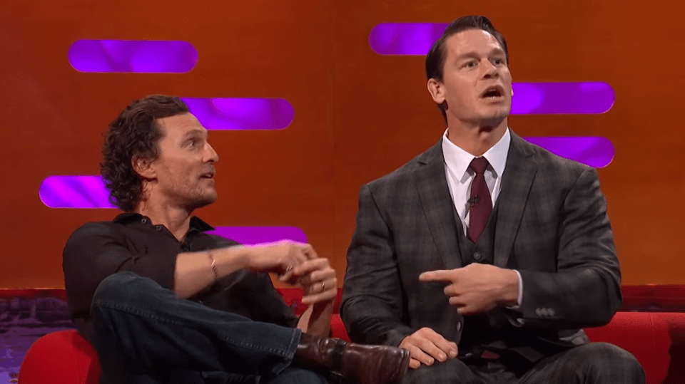McConaughey threw tomatoes at wrestler Skandor Akbar as a kid and was duly shown the exit door