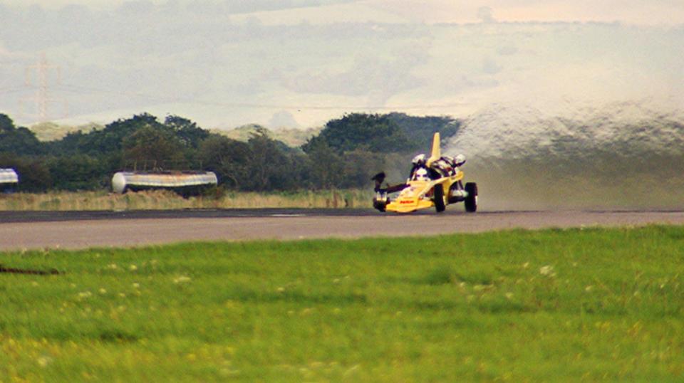  288MPH MIRACLE (2006): Richard Hammond’s was in a coma for two weeks after his Vampire crashed during a land-speed record attempt