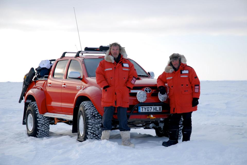  FIRST CARS TO NORTH POLE (2007): A special episode followed the team in an attempt to be the first to reach the North Pole in a car