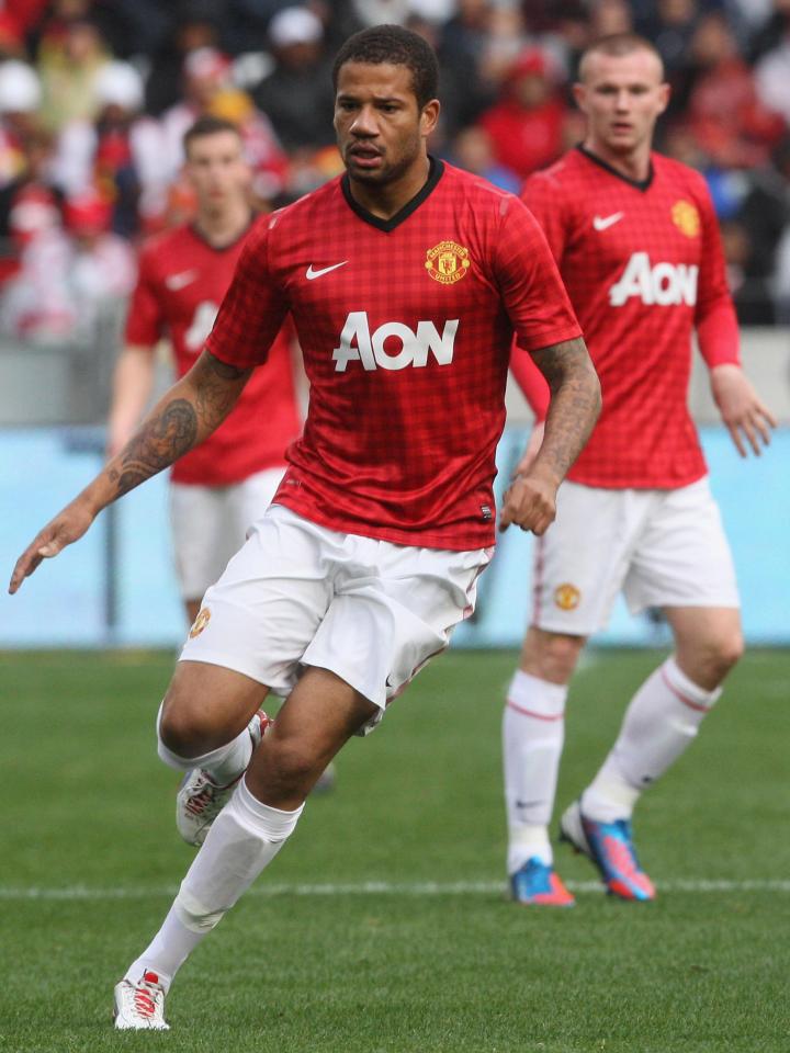 The forward only played seven times for United and never again after his first season