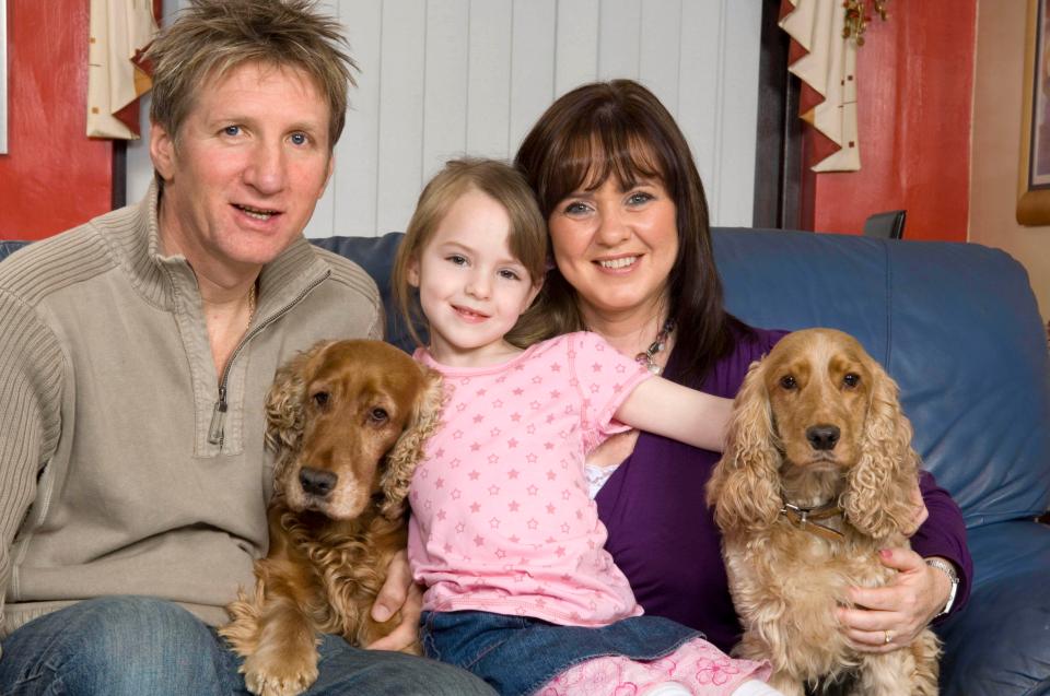  Coleen, here with Ray and their daughter Ciara, said she felt like a weight had been lifted from her shoulders