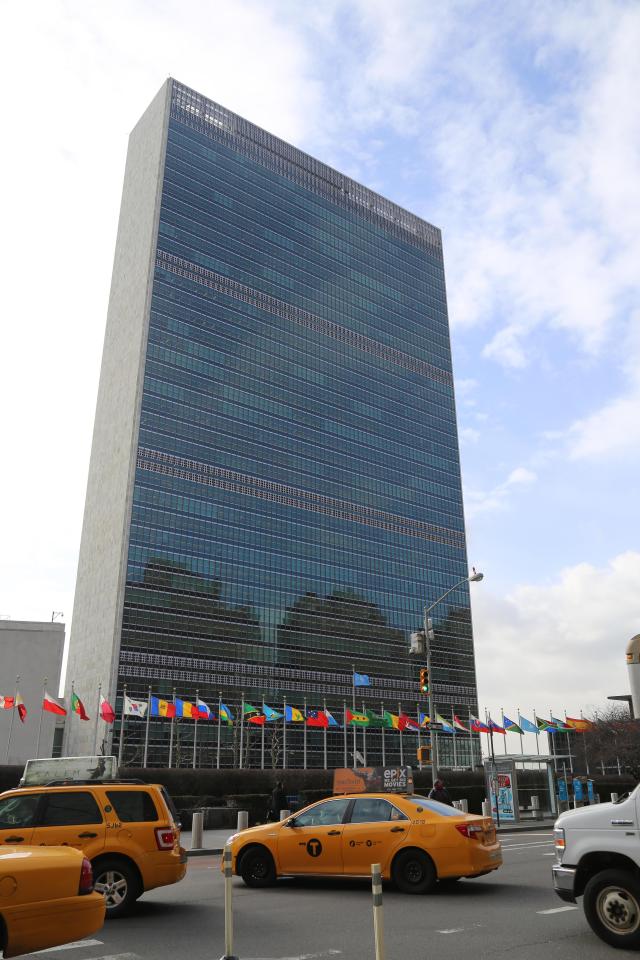  A British envoy who works for the UN in New York claims she was beaten by her husband, but her immunity extended to him