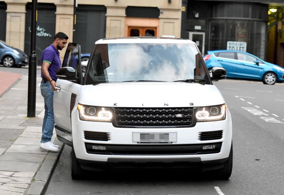  The gang were trying to steal his £100,000 Range Rover