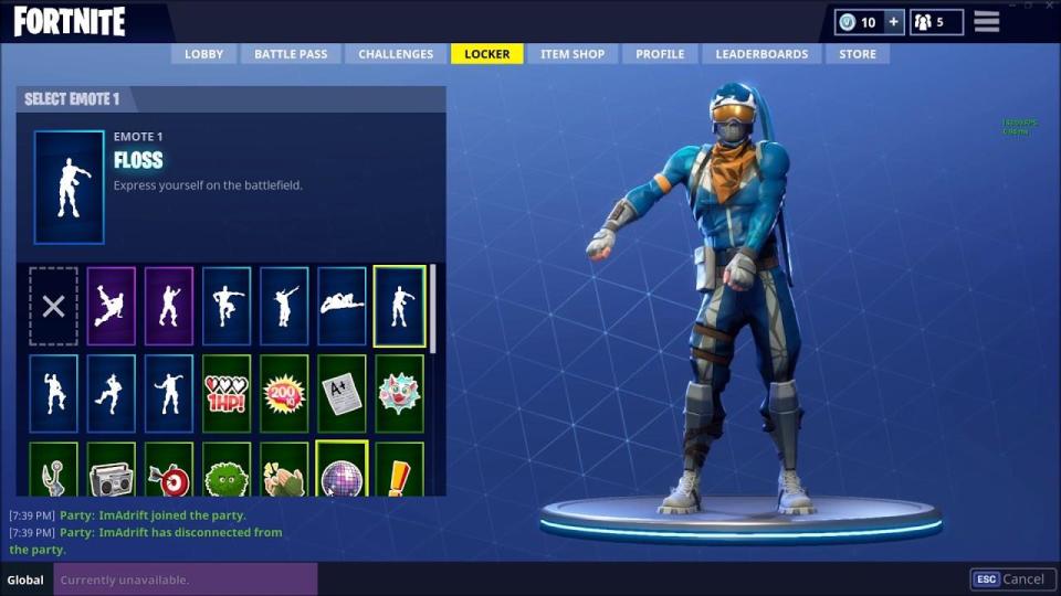  Fortnite players can unlock the Floss dance for their characters