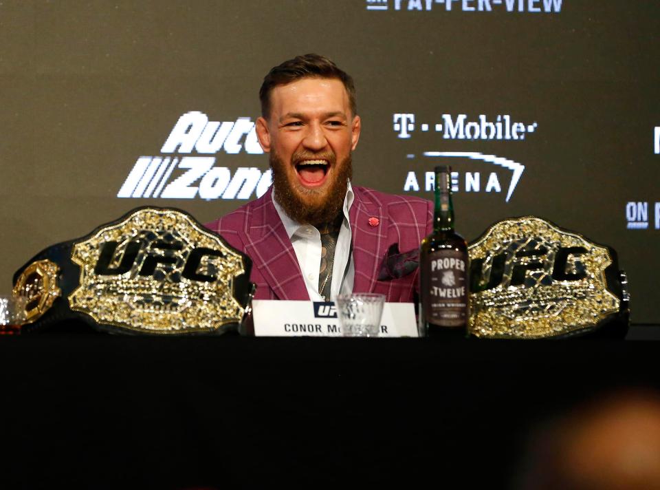  McGregor has now focused much of his time on selling his whiskey product