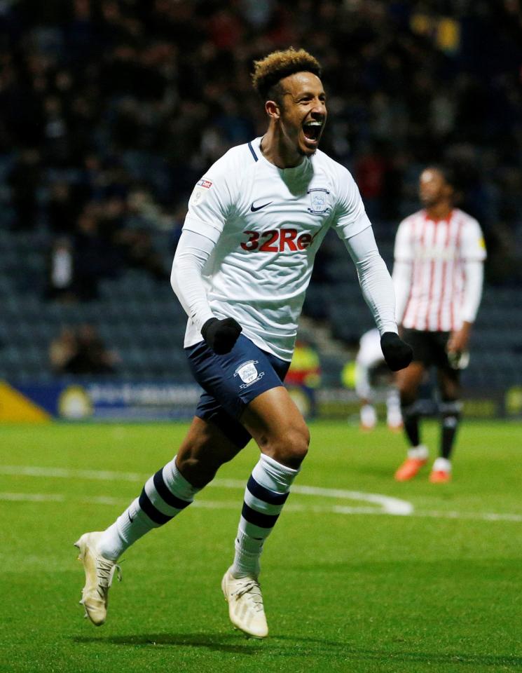 Preston striker Callum Robinson is another Bournemouth target