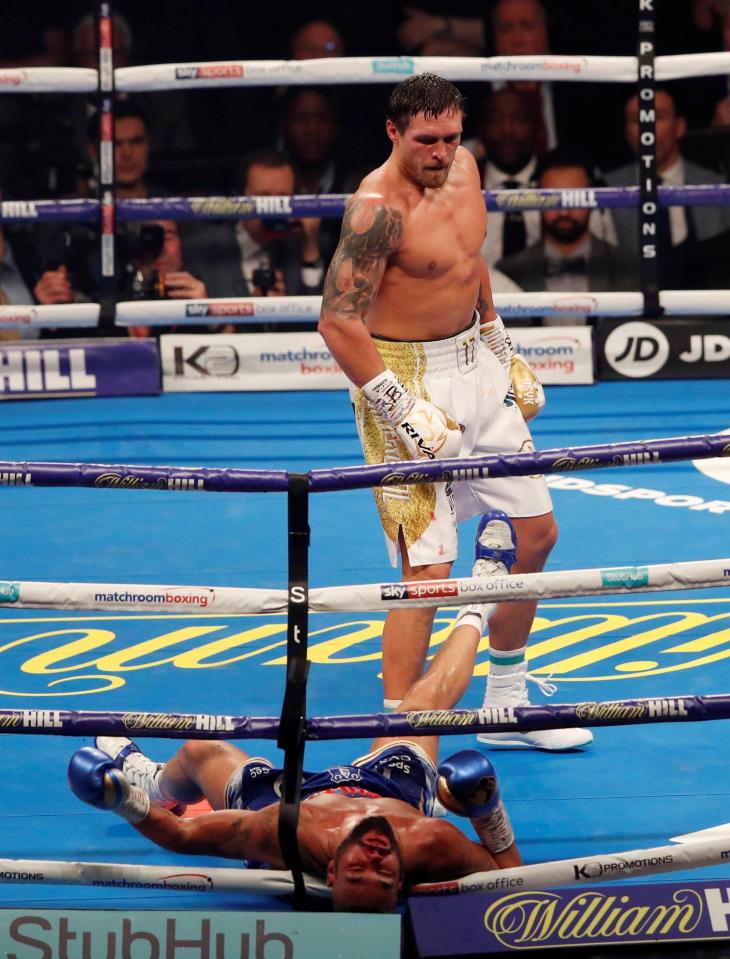Usyk demolished Tony Bellew last month and is now looking to step up to heavyweight