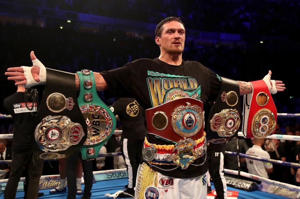 Oleksandr Usyk is being lined up as a future opponent of Anthony Joshua