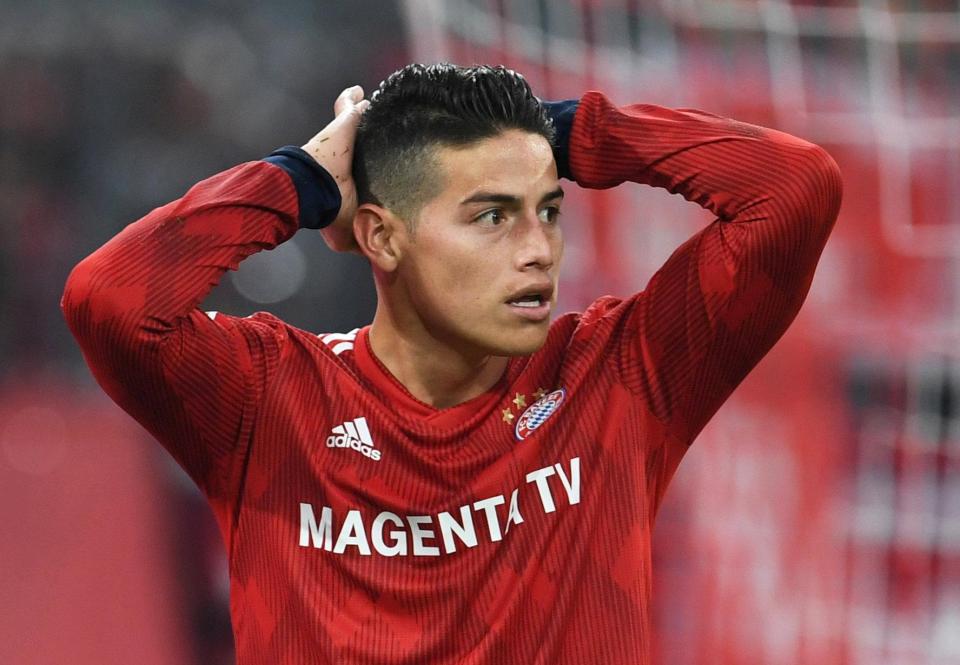 James Rodriguez has told Bayern Munich he will quit the club unless he is a regular