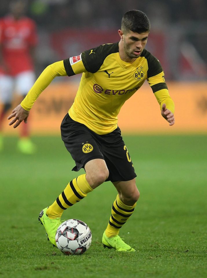  Pulisic has just 18 months left on his contract