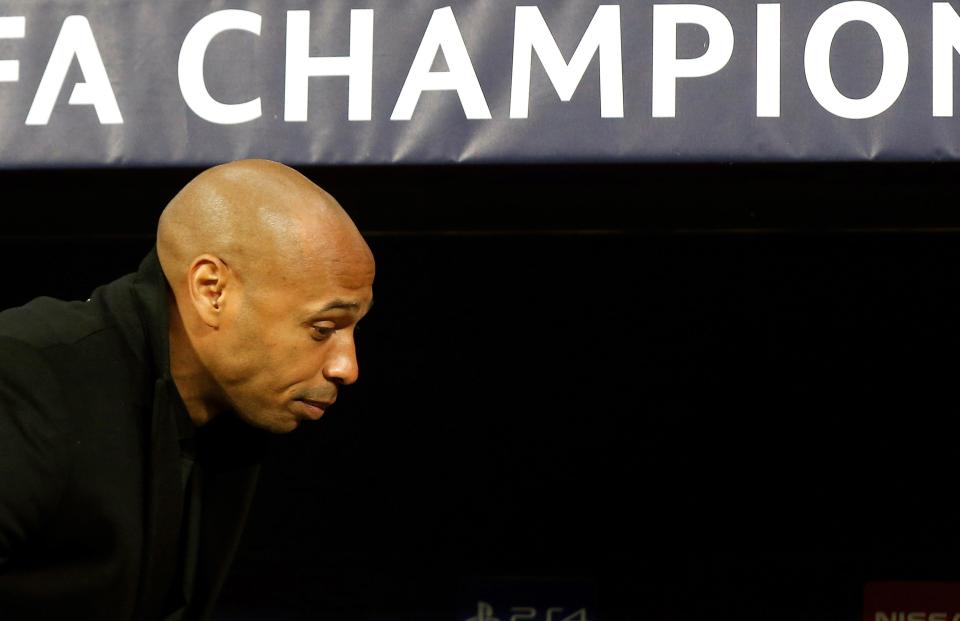  Thierry Henry has won only one game since taking over at Monaco