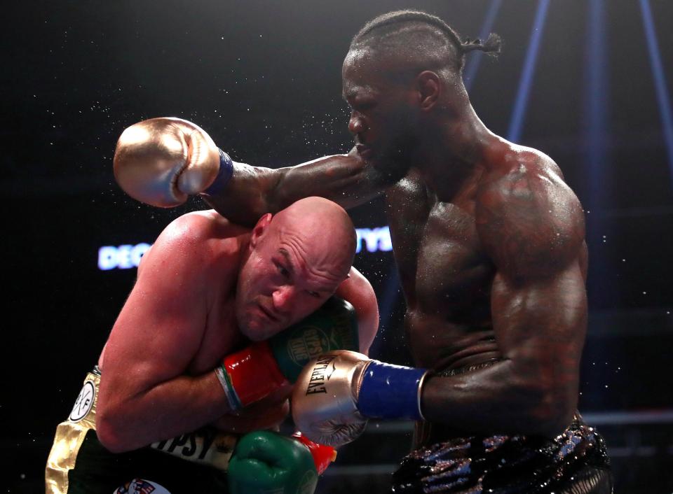 Deontay Wilder turned up the heat in the eighth and ninth rounds