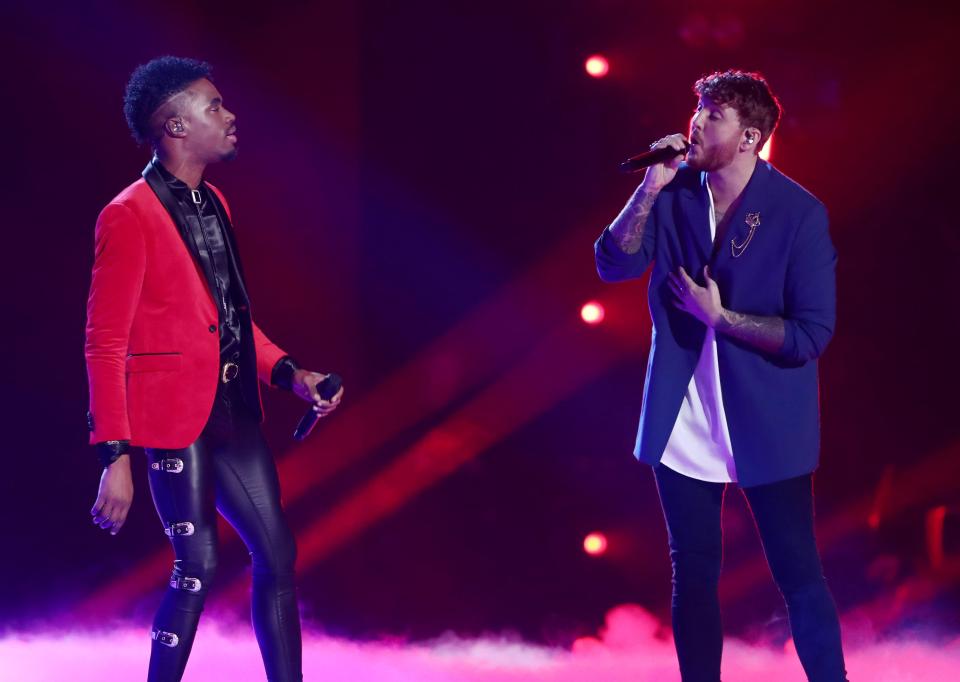  He performed his winner's song, The Power Of Love, with former X Factor champ James Arthur