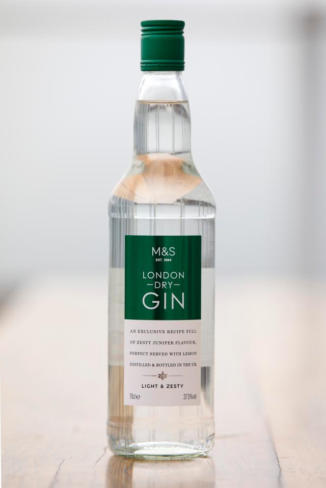  M&S London Dry Gin is light and zesty