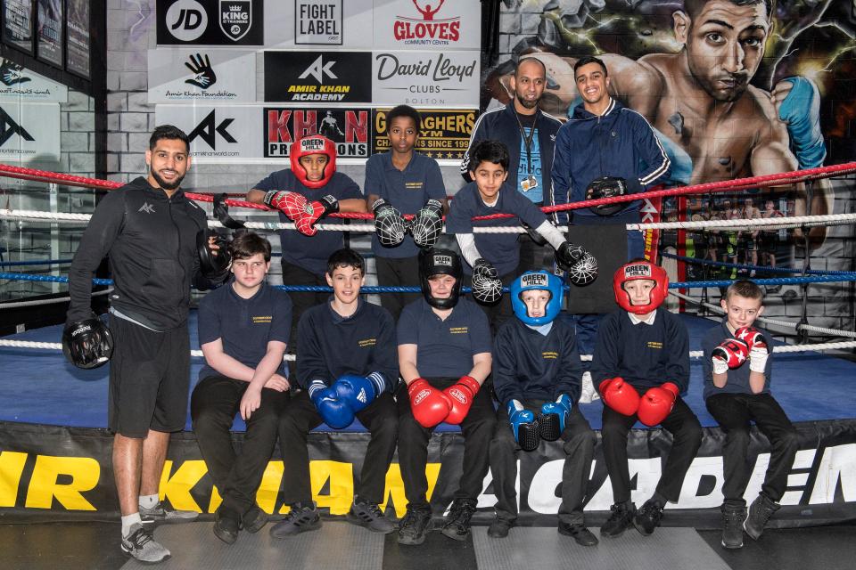  The Amir Khan Academy helps keeps kids off the streets